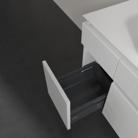 Тумба під раковину Villeroy & Boch Legato 120х55 см МДФ/ДСП білий глянсовий B75800DH