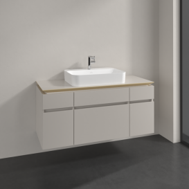 Тумба под раковину Villeroy & Boch Legato 120х55 см ДСП нежно-серый B75800VK