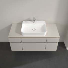 Тумба под раковину Villeroy & Boch Legato 120х55 см ДСП нежно-серый B75800VK