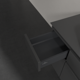 Тумба під раковину Villeroy & Boch Legato 120х55 см МДФ/ДСП глянсовий сірий B75800FP