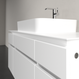 Тумба под раковину Villeroy & Boch Legato 120х55 см ДСП белый матовый B75800MS