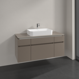 Тумба під раковину Villeroy & Boch Legato 120х55 см ДСП сірий трюфель B75800VG