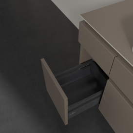 Тумба під раковину Villeroy & Boch Legato 120х55 см ДСП сірий трюфель B75800VG