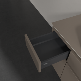 Тумба під раковину Villeroy & Boch Legato 120х55 см ДСП сірий трюфель B75800VG