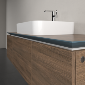 Тумба под раковину Villeroy & Boch Legato 140х38 см ДСП дуб аризона B75900VH