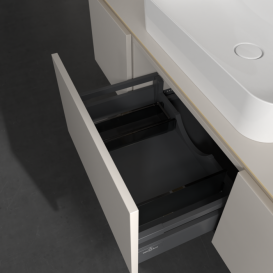 Тумба под раковину Villeroy & Boch Legato 140х38 см ДСП нежно-серый B75900VK