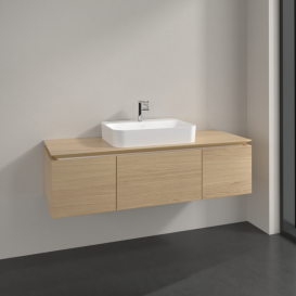 Тумба під раковину Villeroy&Boch Legato 140х38 см ДСП північний дуб B75900VJ