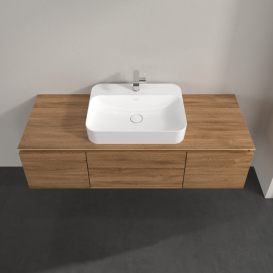 Тумба під раковину Villeroy & Boch Legato 140х38 см ДСП дуб канзас B75900RH