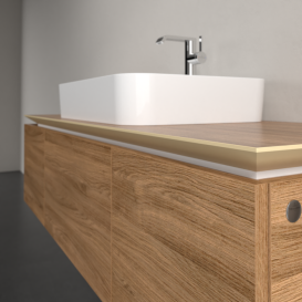 Тумба під раковину Villeroy & Boch Legato 140х38 см ДСП дуб канзас B75900RH