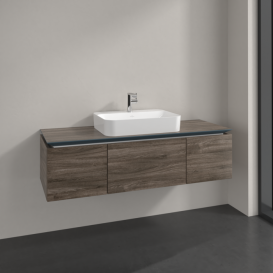 Тумба под раковину Villeroy & Boch Legato 140х38 см ДСП каменный дуб B75900RK