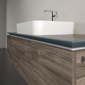 Тумба під раковину Villeroy & Boch Legato 140х38 см ДСП кам'яний дуб B75900RK