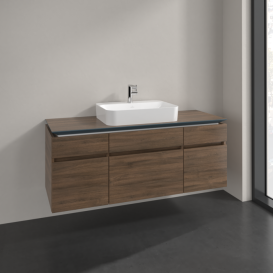 Тумба під раковину Villeroy & Boch Legato 140х55 см ДСП дуб аризона B76000VH