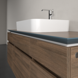 Тумба під раковину Villeroy & Boch Legato 140х55 см ДСП дуб аризона B76000VH