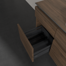 Тумба під раковину Villeroy & Boch Legato 140х55 см ДСП дуб аризона B76000VH