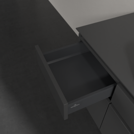 Тумба під раковину Villeroy & Boch Legato 140х55 см МДФ/ДСП глянсовий сірий B76000FP