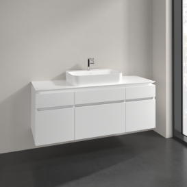 Тумба під раковину Villeroy & Boch Legato 140х55 см ДСП білий матовий B76000MS