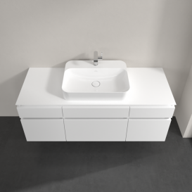 Тумба під раковину Villeroy & Boch Legato 140х55 см ДСП білий матовий B76000MS