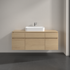 Тумба під раковину Villeroy&Boch Legato 140х55 см ДСП північний дуб B76000VJ