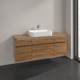 Тумба під раковину Villeroy & Boch Legato 140х55 см ДСП дуб канзас B76000RH
