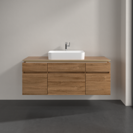 Тумба під раковину Villeroy & Boch Legato 140х55 см ДСП дуб канзас B76000RH