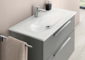 Тумба під раковину Villeroy & Boch підвісна 80 білий глянець A96700DH