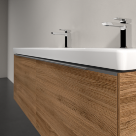 Тумба под раковину Villeroy & Boch Subway 3.0 127,2х42,9 см с подсветкой ДСП дуб канзас C567L0RH