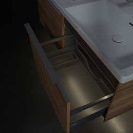 Тумба под раковину Villeroy & Boch Subway 3.0 127,2х42,9 см с подсветкой ДСП дуб канзас C567L0RH