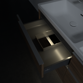 Тумба под раковину Villeroy & Boch Subway 3.0 127,2х57,6 см ДСП/алюминий дуб аризона C568L0VH