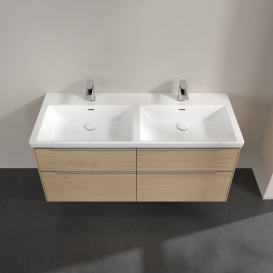 Тумба под раковину Villeroy & Boch Subway 3.0 127,2х57,6 см ДСП/алюминий дуб северный C568L0VJ