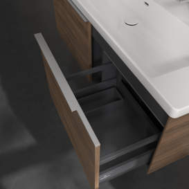 Тумба під раковину Villeroy & Boch Subway 3.0 127,2x42,9 см ДСП/алюміній дуб аризона C601L0VH