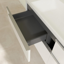 Тумба под раковину Villeroy & Boch Subway 3.0 127,2х57,6 см ДСП/алюминий белый бриллиант C602L0VE