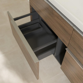 Тумба під раковину Villeroy & Boch Subway 3.0 127,7х57,6 см ДСП/алюміній дуб аризона C602L0VH