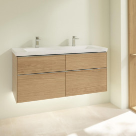 Тумба под раковину Villeroy & Boch Subway 3.0 127,2х57,6 см ДСП/алюминий дуб северный C602L0VJ