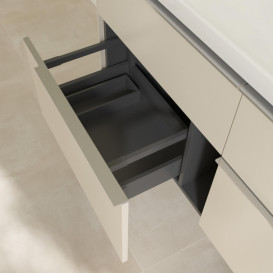 Тумба під раковину Villeroy & Boch Subway 3.0 127,2х57,6 см ДСП/алюміній сірий кашемир C602L0VN