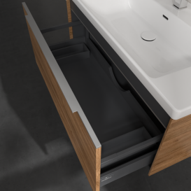 Тумба под раковину Villeroy & Boch Subway 3.0 97,3х42,9 см ДСП/алюминий дуб канзас C569L0RH