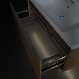 Тумба под раковину Villeroy & Boch Subway 3.0 97,3х42,9 см ДСП/алюминий дуб канзас C569L0RH