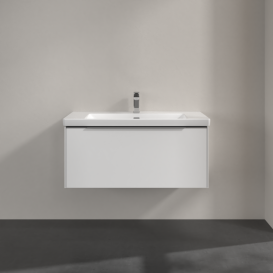 Тумба под раковину Villeroy & Boch Subway 3.0 97,3х42,9 см ДСП/алюминий чистый белый C569L0VF