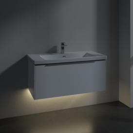 Тумба под раковину Villeroy & Boch Subway 3.0 97,3х42,9 см ДСП/алюминий чистый белый C569L0VF