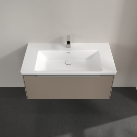 Тумба под раковину Villeroy & Boch Subway 3.0 97,3х42,9 см ДСП/алюминий тауп C569L0VM