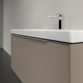 Тумба под раковину Villeroy & Boch Subway 3.0 97,3х42,9 см ДСП/алюминий тауп C569L0VM