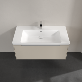 Тумба под раковину Villeroy & Boch Subway 3.0 97,3х42,9 см ДСП/алюминий серый кашемир C569L0VN