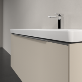 Тумба под раковину Villeroy & Boch Subway 3.0 97,3х42,9 см ДСП/алюминий серый кашемир C569L0VN