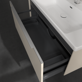 Тумба под раковину Villeroy & Boch Subway 3.0 97,3х42,9 см ДСП/алюминий серый кашемир C569L0VN