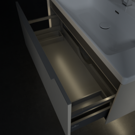 Тумба под раковину Villeroy & Boch Subway 3.0 97,3х42,9 см ДСП/алюминий серый кашемир C569L0VN