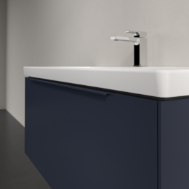 Тумба під раковину Villeroy & Boch Subway 3.0 97,3х42,9 см ДСП/алюміній морський синій/монохром C569L2VQ