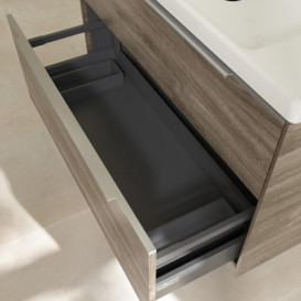 Тумба под раковину Villeroy & Boch Subway 3.0 97,3х57,6 см ДСП/алюминий дуб каменный C570L0RK