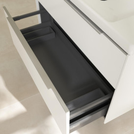 Тумба под раковину Villeroy & Boch Subway 3.0 97,3х57,6 см ДСП/алюминий чистый белый C570L0VF