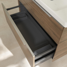 Тумба под раковину Villeroy & Boch Subway 3.0 97,3х57,6 см ДСП/алюминий дуб аризона C570L0VH