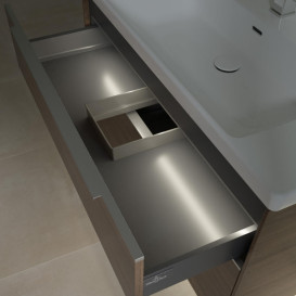 Тумба под раковину Villeroy & Boch Subway 3.0 97,3х57,6 см ДСП/алюминий дуб аризона C570L0VH