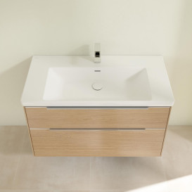 Тумба під раковину Villeroy & Boch Subway 3.0 97,3х57,6 см ДСП/алюміній дуб північний C570L0VJ